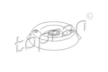 Опора стойки амортизатора TOPRAN / HANS PRIES 721 808
