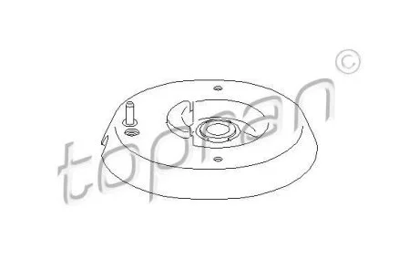 Подушки амортизатора TOPRAN / HANS PRIES 721 809