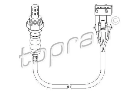 Датчик кислородный / Лямбда-зонд TOPRAN / HANS PRIES 721 861