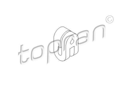 Елемент випускної системи TOPRAN / HANS PRIES 721 950