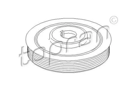 Шків колінвалу TOPRAN / HANS PRIES 721 975
