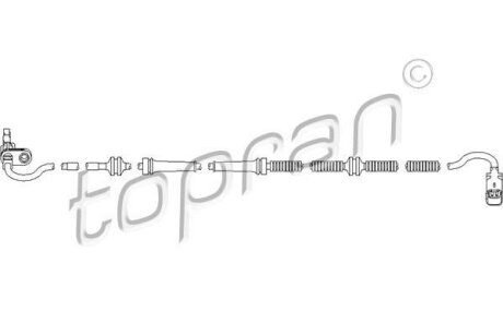 Датчик ABS TOPRAN / HANS PRIES 722 100