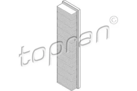 Фільтр повітря TOPRAN / HANS PRIES 722 129