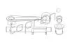 Шток вилки переключення швидкостей к-т TOPRAN / HANS PRIES 722 142 (фото 1)