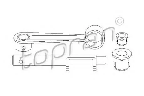 Шток вилки переключення швидкостей к-т TOPRAN / HANS PRIES 722 142