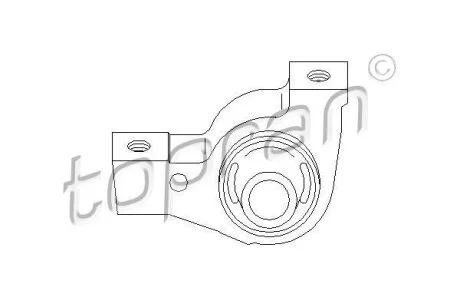Сайлентблок переднього важеля TOPRAN / HANS PRIES 722 158
