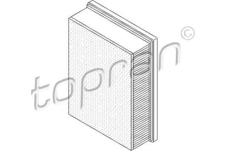 Фільтр повітря TOPRAN / HANS PRIES 722 274