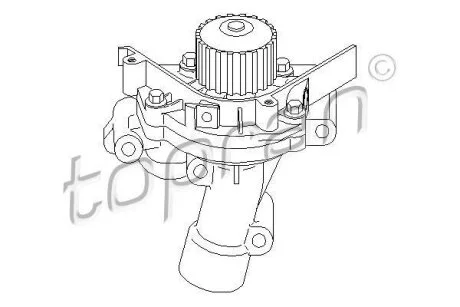 Водяна помпа TOPRAN / HANS PRIES 722 284