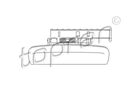 Ручка дверей TOPRAN / HANS PRIES 722 647