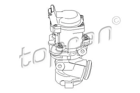 Клапан EGR TOPRAN / HANS PRIES 722 663