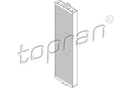 Фільтр салону TOPRAN / HANS PRIES 722 723