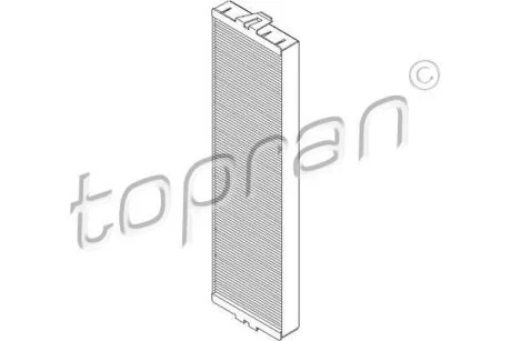 Фільтр салону TOPRAN / HANS PRIES 722 723