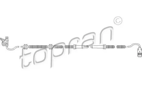 Датчик ABS TOPRAN 722 804