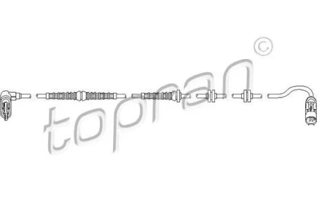 Датчик ABS TOPRAN / HANS PRIES 722 812