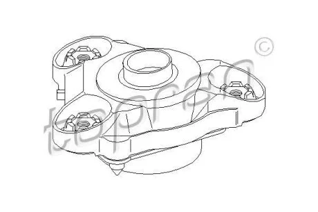 Подушки амортизатора TOPRAN / HANS PRIES 722 814
