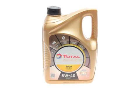 Моторна олива Quartz 9000 Energy 5W-40, 5л TOTAL 213697