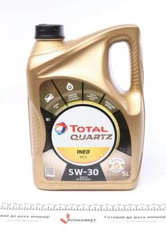 Олива моторна Quartz Ineo MC3 5W30 (5 Liter) TOTAL 213698
