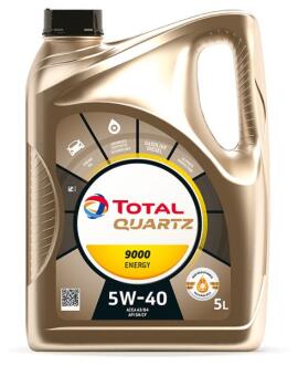Олива моторна 5W-40 5L QRZ 9000 ENR MB 229.5, VW 505.00/502.00, FIAT 9.55535-M2, Porsche A40 TOTAL 216609