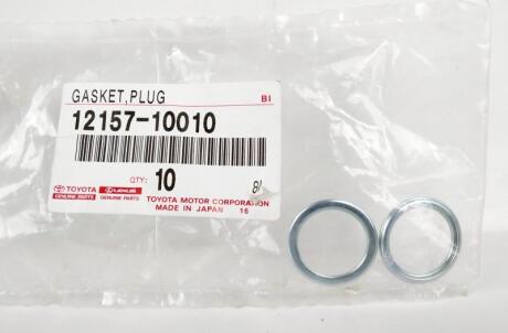 Корок масляного піддону LEXUS GS, GX, LX, NX, RX ALTEZZA, CHASER, C-HR, DYNA, DYNA 200, HIACE / COMMUTER V, HIACE IV, HIACE V, HILUX VIII, LAND CRUISER 1.2-5.7 08.77- TOYOTA 12157-10010