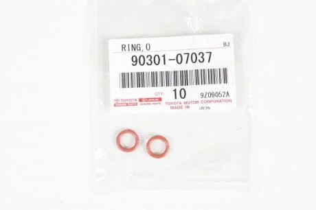 , Кольцо уплотнительное топливной форсунки верхнее Toyota | Lexus TOYOTA/LEXUS 90301-07037
