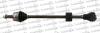 FIAT піввісь прав. L=754mm 25 зуб. 500 0.9 12-, 500 C 1.4 09-, FORD KA 1.3 TDCi 08-16 Trakmotive 30-0363 (фото 1)