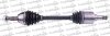 FORD Полуось лев L=617mm 25/23 зуб. Fusion 1.4/1.6 -12, Fiesta 1.25/1.6 -08 Trakmotive 30-0395 (фото 1)