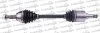 FORD Полуось лев L=617mm 25/23 зуб. Fusion 1.4/1.6 -12, Fiesta 1.25/1.6 -08 Trakmotive 30-0395 (фото 1)