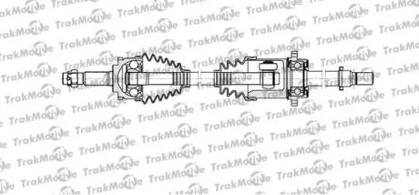 NISSAN Полуось L=942mm, 27/25 зуб. PRIMERA P11 -01 Trakmotive 30-1120