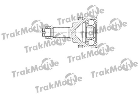 SUZUKI ШРКШ зовнішній з ABS к-кт 25/29 зуб. LIANA 1.3 02- Trakmotive 40-0614