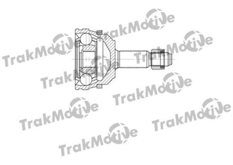 RENAULT ШРКШ зовнішній к-кт з ABS 23/25 зуб. Laguna I,Megane I,Scenic I 1.8/2.2d Trakmotive 40-0624