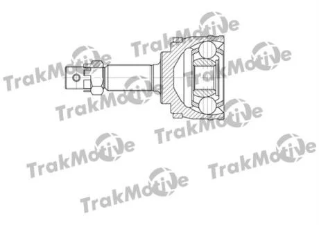 HYUNDAI ШРУС наружный к-кт 27/32 зуб. LANTRA II (J-2) 1.5 12V 96-00, LANTRA II универсал (J-2) 1.6 96-00 Trakmotive 40-0632