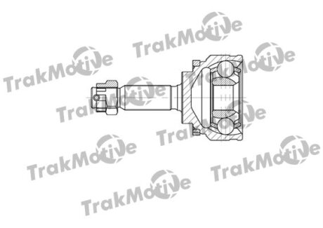 MITSUBISHI Шрус к-кт с ABS внешн. 25/33 зуб. Galant -04 Trakmotive 40-0688