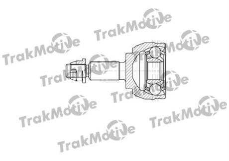 RENAULT Шрус наружный к-кт 33/25 зуб. GRAND SCENIC II (JM0/1_) 1.9 dCi 04-05, GRAND SCENIC II (JM0/1_) 2.0 04-09, MEGANE II седан (LM0/1_) 1.9 dCi 04- Trakmotive 40-0707