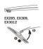 ExactFit Rear Щітка склоочисника,задня OEM (280мм) Trico EX285 (фото 3)