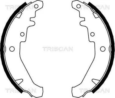 Комплект гальмівних колодок TRISCAN 8100 15026