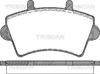 Колодки гальмівні дискові TRISCAN 811010527