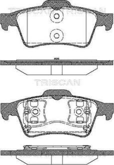 Колодки гальмівні дискові TRISCAN 811010534
