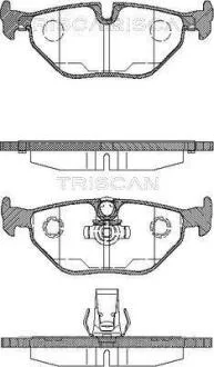 Комплект тормозных колодок, дисковый тормоз TRISCAN 811011003