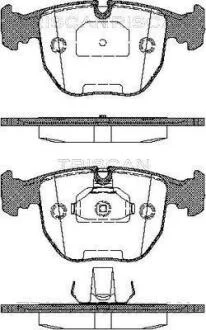 Колодки гальмівні дискові TRISCAN 8110 11006