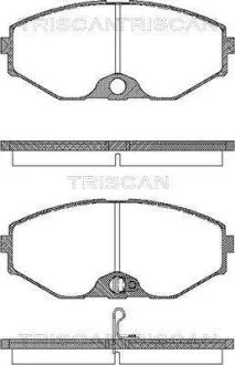 Комплект тормозных колодок, дисковый тормоз TRISCAN 811014037