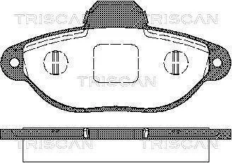 Колодки гальмівні дискові TRISCAN 811015025