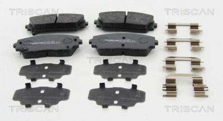 Колодки гальмівні дискові TRISCAN 811018029