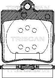 Колодки гальмівні дискові TRISCAN 811023018