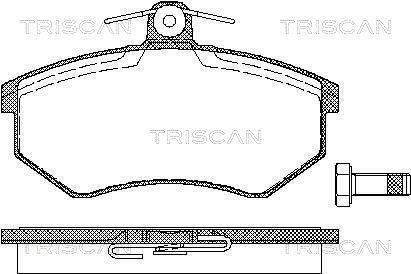 Колодки гальмівні передні TRISCAN 8110 29934