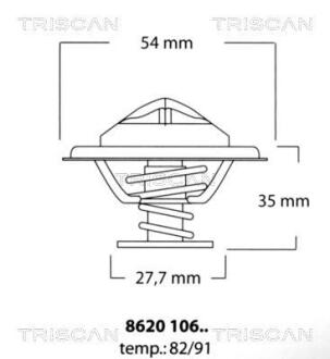 Термостат TRISCAN 862010682