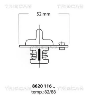 Термостат TRISCAN 862011688