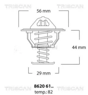 Термостат TRISCAN 86206182