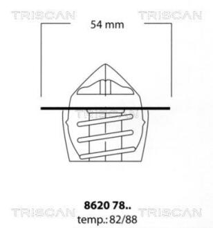 Термостат TRISCAN 86207888