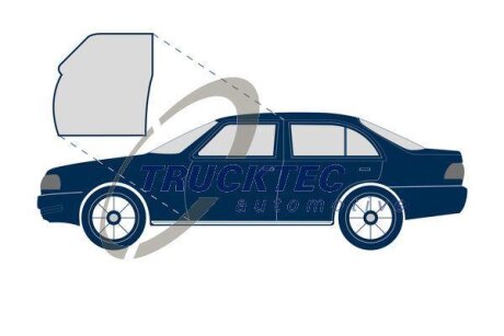 Резинка стекла передней двери TRUCKTEC 02.53.027