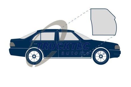 Резинка уплотняющая задней двери TRUCKTEC 02.53.038